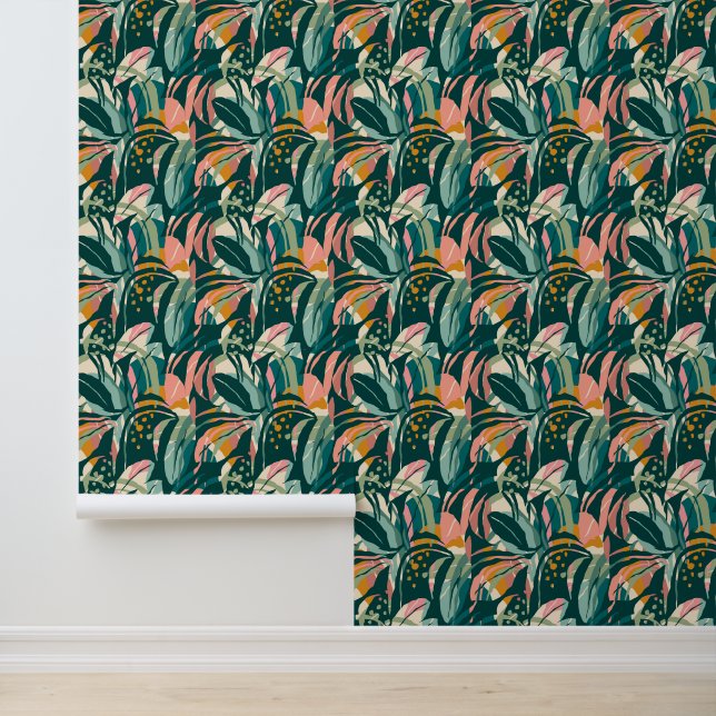 Tropical Jungle Wallpaper Behang (Applicatie)