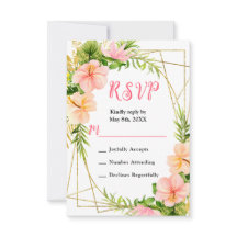 Tropical Jungle with Foliage Wedding