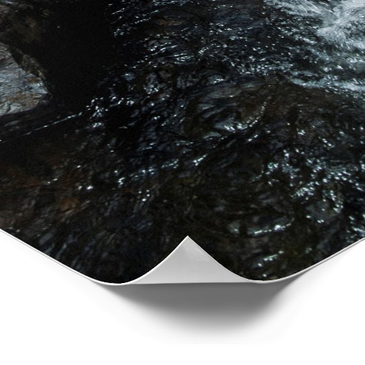 Tropical Kepirohi Waterfall Poster (Hoek)