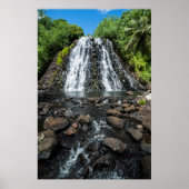 Tropical Kepirohi Waterfall Poster (Voorkant)