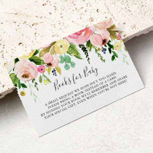 Tropical Kleurrijke Herfst Baby shower Boek Aanvra Informatiekaartje