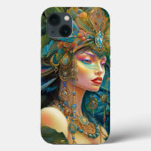 Tropical Lady Fantasy Kunst Case-Mate iPhone Case (Achterkant)