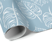 Tropical Leaf Abstract: naadloos groen. Cadeaupapier (Rol Hoek)
