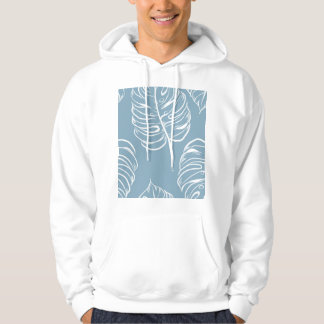 Tropical Leaf Abstract: naadloos groen. Hoodie