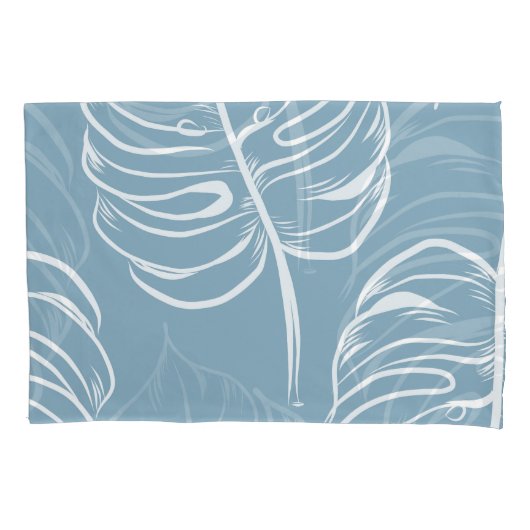 Tropical Leaf Abstract: naadloos groen. Kussensloop (Voorkant)