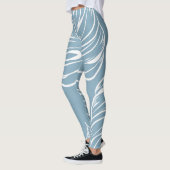 Tropical Leaf Abstract: naadloos groen. Leggings (Links)