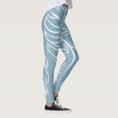 Tropical Leaf Abstract: naadloos groen. Leggings (Rechts)