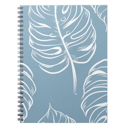 Tropical Leaf Abstract: naadloos groen. Notitieboek (Voorkant)