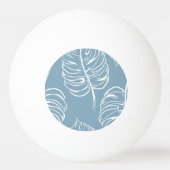 Tropical Leaf Abstract: naadloos groen. Pingpongbal (Achterkant)