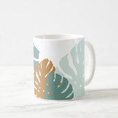 Tropical Leaf Ceramic 11 oz Mok (Voorkant rechts)