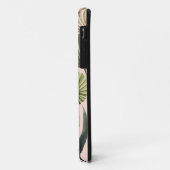 Tropical leaf gepersonaliseerde naam en initiaal Case-Mate iPhone case (Achterkant/links)