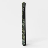 Tropical leaf gepersonaliseerde naam en initiaal Case-Mate iPhone case (Achterkant/links)