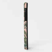 Tropical leaf gepersonaliseerde naam en initiaal Case-Mate iPhone case (Achterkant/links)