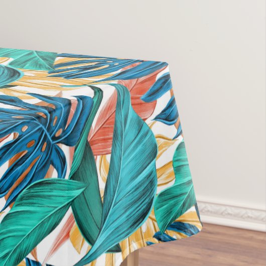 Tropical Leaf Paradise Design voor stijlvol Tafelkleed (Voorbeeld)
