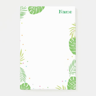 Tropical Leaf Post Het Noteert Stationery Post-it® Notes