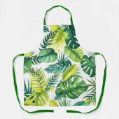 Tropical Leaf Story – Monstera & Banana Leaf Kitch Schort (Voorkant)