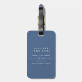 Tropical Leaves Bagage Tags Bagagelabel (Achterkant verticaal)