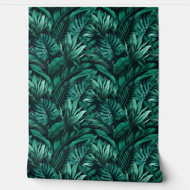 Tropical Leaves Behang (Afrollen)