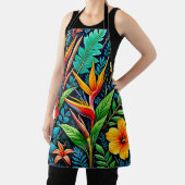 Tropical Leaves Bloom Art Schort (Insitu)