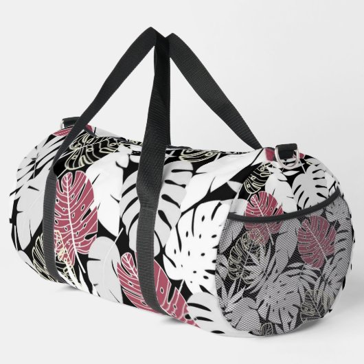 Tropical leaves bold exotic modern edgy botanical plunjezak (Rechterhoek)