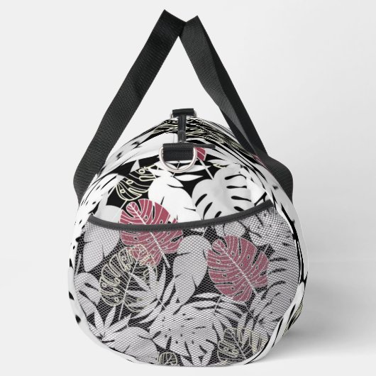 Tropical leaves bold exotic modern edgy botanical plunjezak (Rechts)