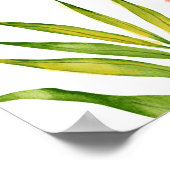 Tropical Leaves Bridal Shower  Welcome  Poster (Hoek)