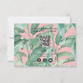 Tropical Leaves Business Bedankt Logo (Achterkant)