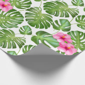 Tropical Leaves Cadeaupapier (Hoek)
