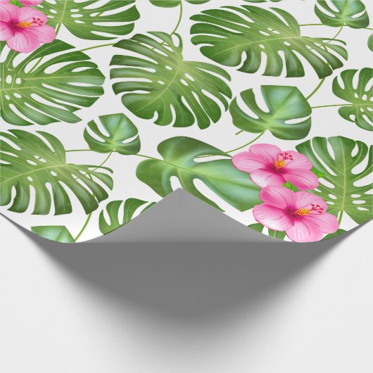 Tropical Leaves Cadeaupapier (Hoek)