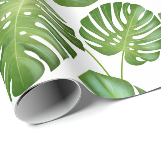 Tropical Leaves Cadeaupapier (Rol Hoek)