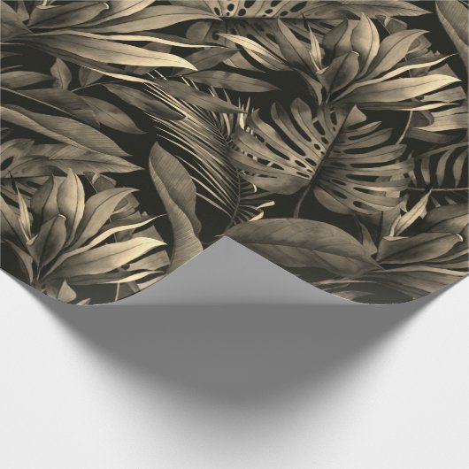 Tropical Leaves Cadeaupapier (Hoek)
