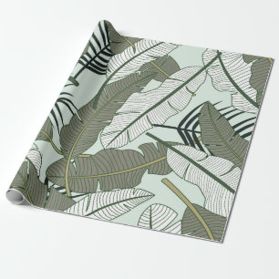 Tropical leaves  cadeaupapier