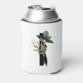 Tropical Leaves Faux Gold Foil Letter I Monogram Blikjeskoeler (Blikje Achterkant)