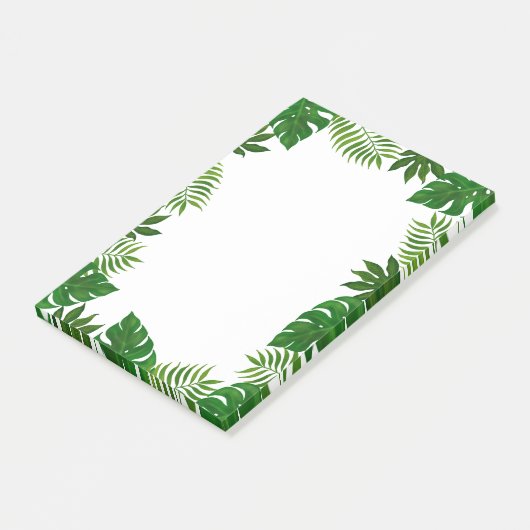 Tropical Leaves-Lijst Post-it® Notes (Schuin)