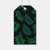 Tropical Leaves Pattern 2 Cadeaulabel (Voorkant)