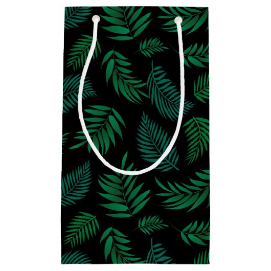 Tropical Leaves Pattern 2 Klein Cadeauzakje (Voorkant)