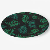 Tropical Leaves Pattern 2 Papieren Bordje (Gekanteld)