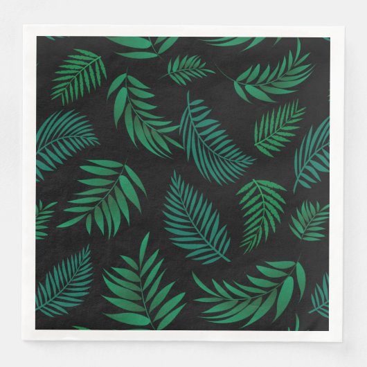 Tropical Leaves Pattern 2 Servet (Voorkant)