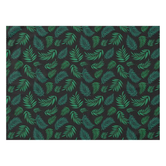 Tropical Leaves Pattern 2 Tafelkleed (Voorkant (Horizontaal))
