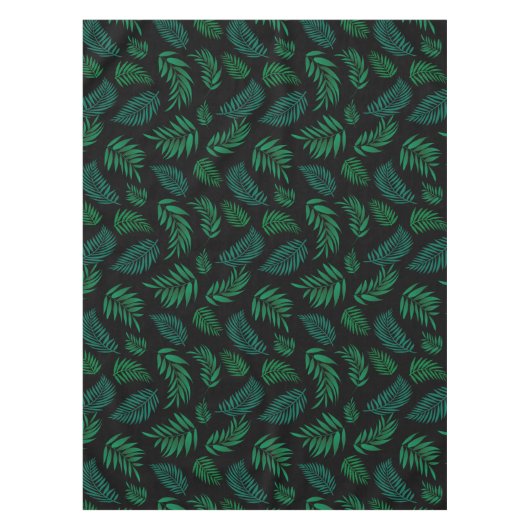Tropical Leaves Pattern 2 Tafelkleed (Voorkant)