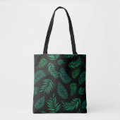 Tropical Leaves Pattern 2 Tote Bag (Voorkant)