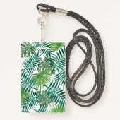 Tropical Leaves VIP All Access Pass Concert Badge (Achterkant met draagriem)