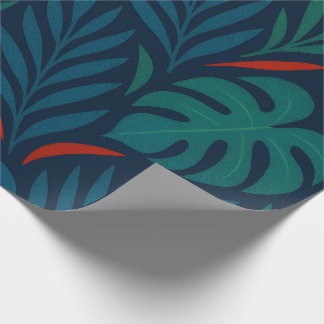 Tropical leaves wrapping paper cadeaupapier
