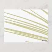 Tropical Lelies Trouwtafel Nummer Kaart (Achterkant)