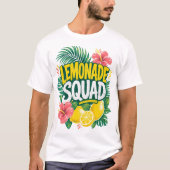 Tropical Lemonade Squad Zomer T-shirt (Voorkant)