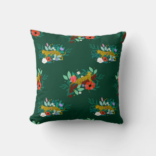 Tropical Leopard Elegance Kussen