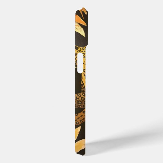 Tropical Leopard Oerwoud Patroon Safari Adventure Case-Mate iPhone Case (Achterkant / Rechts)