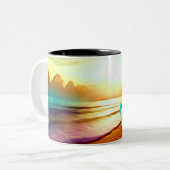 TROPICAL LOVE AT DAWN TWEEKLEURIGE KOFFIEMOK (Voorkant links)