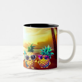 TROPICAL LOVE AT DAWN TWEEKLEURIGE KOFFIEMOK