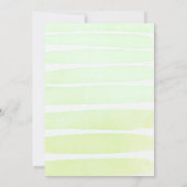 Tropical Luau Birthday Invitation Kaart (Achterkant)